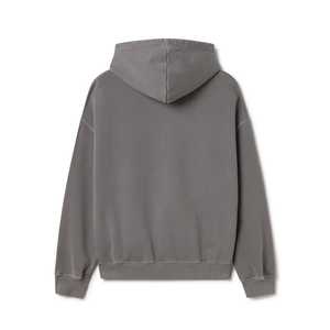 Sudadera con capucha y cremallera bordada IOTA SPORTS, estilo urbano de invierno, media cremallera, doble capa, logotipo personalizado, 100% algodón polar, ecológica - Product Image 4