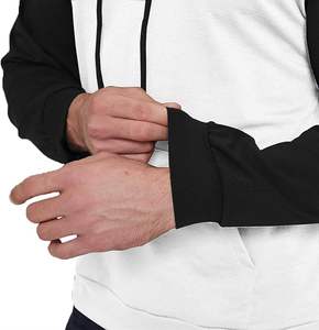 Taux d'usine OEM ODM hommes polaire à capuche pull décontracté avec poche avant Logo personnalisé hommes sweats à capuche chaud polaire cordon pull - Product Image 3