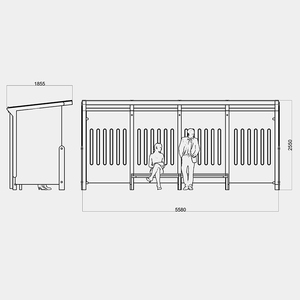 Thông Minh Xe Buýt Dừng Nơi Trú Ẩn Với Xe Buýt Thời Gian Đến Hệ Thống Bằng Giọng Nói Phát Sóng Ngoài Trời Đồ Nội Thất Đường Phố Nhà Sản Xuất - Product Image 6