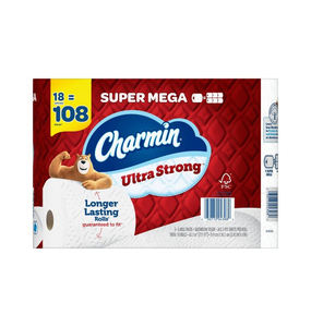 Charmin-Papel higiénico ultra suave al tacto, 18 Mega rollos familiares = 90 rollo regular - Product Image 5