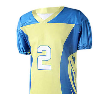 Uniforme de fútbol americano de los mejores materiales del fabricante, nuevo estilo transpirable de talla grande e impresión de logotipo profesional - Product Image 2