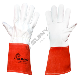 สีที่แตกต่างกันยอดขายล้างทำความสะอาดมือป้องกัน Tig ถุงมือเชื่อมที่มีอยู่ในการออกแบบโลโก้ที่กำหนดเอง - Product Image 1