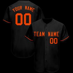 Camiseta de béisbol profesional personalizada Logotipo de equipo sublimado completo Nombre Número Uniforme de softbol Botón abajo - Product Image 4