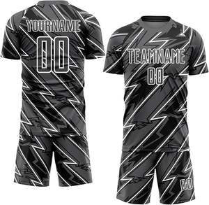 ชุดกีฬาใส่สบายสำหรับผู้ใหญ่เสื้อฟุตบอลคอวีระบายอากาศได้ดี - Product Image 1