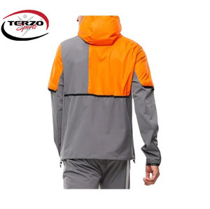 Venta al por mayor de chándal cortavientos de nailon transpirable informal con logotipo personalizado para exteriores, conjuntos estampados de talla grande de otoño - Product Image 5