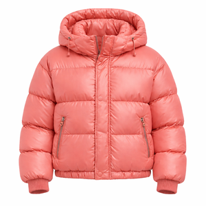 <b>Mens</b> Waterproof Plus Size Puffer <b>jacket</b> unisex with Warm Polyester Fiber Filling Lining Batwing Sleeves Casual Streetwear Coat - Product Image 2