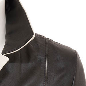 Chaqueta de Cuero Genuino para Mujer, Diseño Personalizado con Logotipo, Acolchada, Satinada, Transpirable, Impermeable, Invierno, Colores Personalizados - Product Image 3