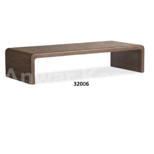 Mesa auxiliar cuadrada de Coral de aluminio dorado, mesa auxiliar de café elegante para decoración de hogar y sala de estar - Product Image 2