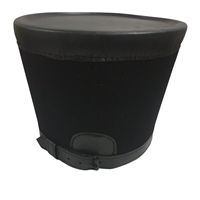 Casque Shako napoléonien français couleur noire Shako chapeau en cuir de laine noire haut reconstitution chapeau Shako