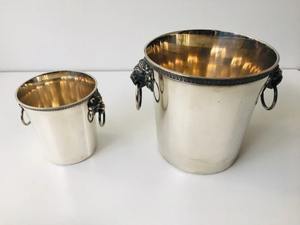 Elegante cubo de hielo de acero inoxidable con acabado martillado para bodas, cócteles, fiestas, uso doméstico, tinas de bebidas indias - Product Image 3