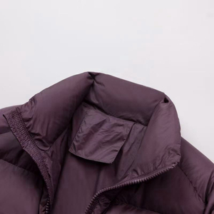 Women Winter Padded <b>Short</b> Coat Wear Zipper <b>Jacket</b> Stand Collar Warm Lady Solid Color Outwear Puffer Casual Quilted <b>Jacket</b> - Product Image 4