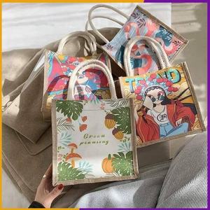 100% From Vietnam Factory Vintage Fashion <b>Jute</b> <b>Bags</b> With Design Customized Hot Trend 2024 Eco Friendly <b>Shopping</b> <b>Bag</b> - Product Image 6