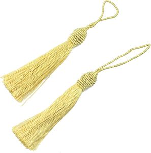 Gland uniforme en soie de haute qualité fait à la main pour bijoux Tassels soyeux Bullion Wire Lace Braid - Product Image 5