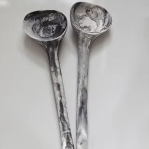 PIGMENTOS BEST RESINA SPOONResin Tenedor Cuchara Utensilios de madera altamente pulidos con logotipo personalizado Home Hotel Restaurantes directamente India - Product Image 1