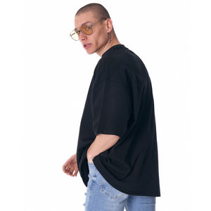 เสื้อยืดโอเวอร์ไซส์ผู้ชายผ้าใยไผ่ผ้าคอตตอน100% ขนาดใหญ่พิมพ์ลายวินเทจยาวโอเวอร์ไซส์ - Product Image 3