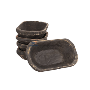 High Quality <b>Long</b> Rustic Wooden Dough Bowl Decor Decorative Wooden Bowls Ready for <b>Candle</b> Making Wholesales Price - Product Image 6