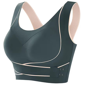Haut pour Impact soutien-gorge de sport sans couture pour les femmes Sexy une épaule haut court pour Yoga Fitness entraînement respirant grande taille Options - Product Image 1