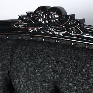 Sofá para Sala de Estar, Número de Serie 2307, Hecho de Madera de Caoba con Espuma Gruesa y Suave y Tela Suave, Se Vende a Precios de Mayoreo - Product Image 3