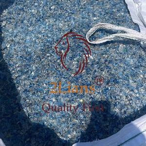 2Lians <b>PET</b> Bottle Flakes Hot Washed Sortex Rejection / Blue and Transparent Bags - Product Image 2