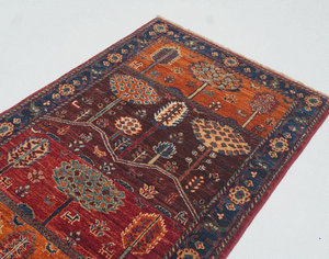 Tapis oriental abstrait Gabbeh lorri baft, tapis en laine noué à la main, contemporain, NOUVEAU, pour salon, hôtels, bureaux, usage commercial - Product Image 1