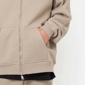 Sudadera con capucha de invierno para hombre con impresión personalizada Servicio OEM Material polar de algodón 100% de secado rápido - Product Image 5