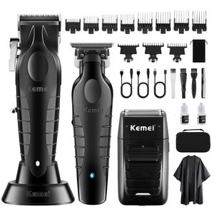 Tondeuse Électrique Professionnelle Sans Fil pour Hommes, Kit de Coiffure Rechargeable USB, Tondeuse à Barbe et Rasoir pour Effet Dégradé - Product Image 6