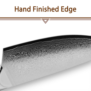 Vente en gros Personnalisé Qualité supérieure OEM ODM Service Professionnel Nouveau Design Couteau de Chef en Acier Damas avec Manche en Bois Pakka - Product Image 4