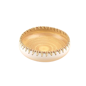 Cuenco de bambú y ratán natural al por mayor, mesa decorativa, fruteros o maceta, Mesa para el hogar y oficina, decoración hecha en Vietnam - Product Image 1