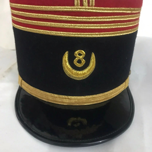 Reproducción de gorra Kepi francesa de caballería con bordado dorado, todas las tallas, sombreros Bummers, precio económico, diseño personalizado OEM, venta al por mayor - Product Image 5