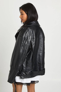 Veste de moto pour femme, mode streetwear, grande taille, tricotée, respirante, de haute qualité - Product Image 2