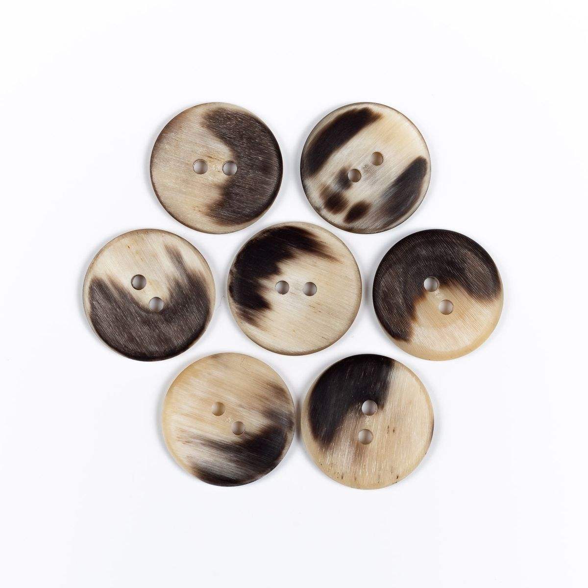 Natural Shades Black, Brown, Cream, or Mixed Horn Pattern