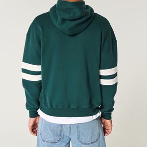 เสื้อมีฮู้ดผ้าฟลีซผ้า30% 70% สำหรับผู้ชายผ้าคอตตอนผสมผ้าโพลีเอสเตอร์สำหรับผู้ชาย - Product Image 2