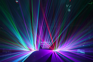 20K Stage Laser Lights Night Club Disco DJ Lighting <strong>Canner</strong> 6x3W 6 Head Moving Beam LED Laser - Product Image 2