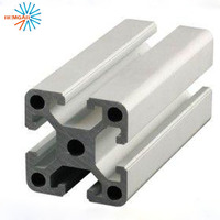 Profils en aluminium décoratifs industriels personnalisés par  tuyau 6061 T6 6063 profilés en aluminium d'extrusion d'alliage
