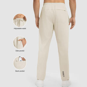 Pantalones de chándal atléticos de verano para hombre con bolsillos con cremallera, pantalones de entrenamiento de secado rápido para gimnasio, pantalones para correr para hombre - Product Image 5