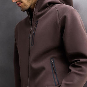 Wholesale Rate Solid Color <b>Hoodie</b> Cheap Rate / Factory Price 2026 Customized Logo Zipper-Up <b>Hoodie</b> <b>For</b> Men High Quality Fabric - Product Image 2