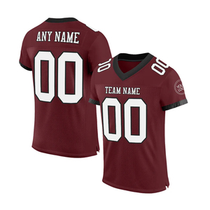 Trendy Plus Size American <b>Football</b> Jersey Breathable Polyester Mesh Rugby Uniform Tops American <b>Football</b> Wear - Product Image 2