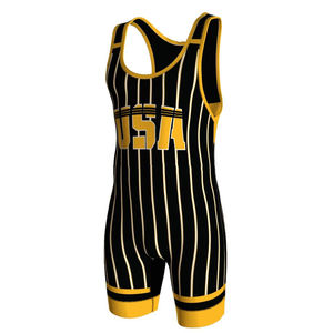 Combinaisons de lutte, design sportif actif, coupe adaptée aux uniformes de lutte américains - Product Image 3