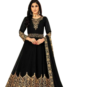 Exclusivo último hermoso trabajo manual 2024 Up Coming ropa festiva Georgette Salwar Kameez para ropa de mujer bonita y sexy - Product Image 1