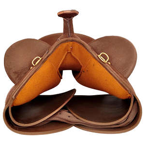 Sillín de caballo occidental de cuero suave para uso Ecuestre para comodidad con sillines ingleses de calidad superior con logotipo personalizado - Product Image 6