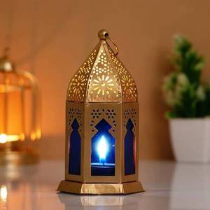 Hot selling luxury <b>Lantern</b> <b>candle</b> <b>holder</b> for home use decorative table decor lighting decor rose gold morroco <b>lantern</b> - Product Image 6