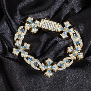 Pulsera Infinito Floral con Incrustaciones de Diamantes Moissanite VVS de Corte Redondo en Plata 925, Joyería de Lujo Brillante, Fabricante de Joyería - Product Image 6