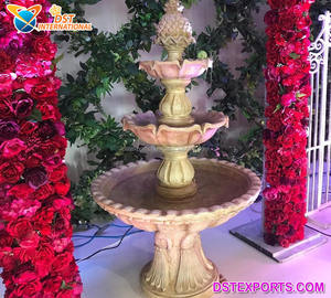 Fontaine d'eau en FRP Décoration de mariage Décoration d'événement moderne Couleur et taille personnalisées Léger - Product Image 5