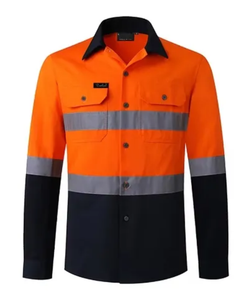 Chaqueta reflectante de seguridad Softshell impermeable de alta visibilidad con patrón de invierno Ropa de trabajo de alta visibilidad para la industria de fuegos artificiales - Product Image 2