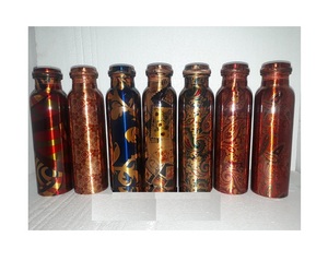 Botella de cobre puro de venta enorme, bebida hecha a mano para una vida saludable, fabricante y exportador de la India - Product Image 6