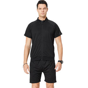 Survêtement coupe-vent personnalisé de haute qualité pour hommes veste à glissière en nylon respirant ensemble de pantalons taille surdimensionnée coupe-vent imprimé - Product Image 5