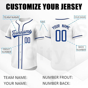 Camiseta de Béisbol Sublimada con Diseño a Todo Color, 100% Poliéster, Bordado 3D Personalizable, Gráficos Vibrantes y Duraderos, Transpirable - Product Image 4