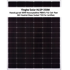 Panneau solaire monocristallin PERC demi-cellule Yinghe Solar HLSP-350M 600W 36V, module solaire industriel en verre certifié TUV - Product Image 2