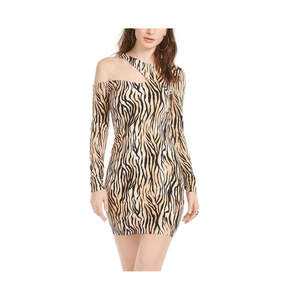 Abito Shasti da donna For Guess, nero, taglia XL, elegante con vita lavorata all'uncinetto, traspirante, design personalizzato per l'ufficio, sublimato ODM - Product Image 2