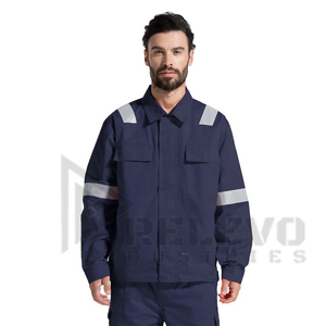 CE Certificate Worker Oil Rig Oil Refinery Workwear <b>Welding</b> Safety Mechanic Welder Work Uniform for Oil and Gas - Product Image 4